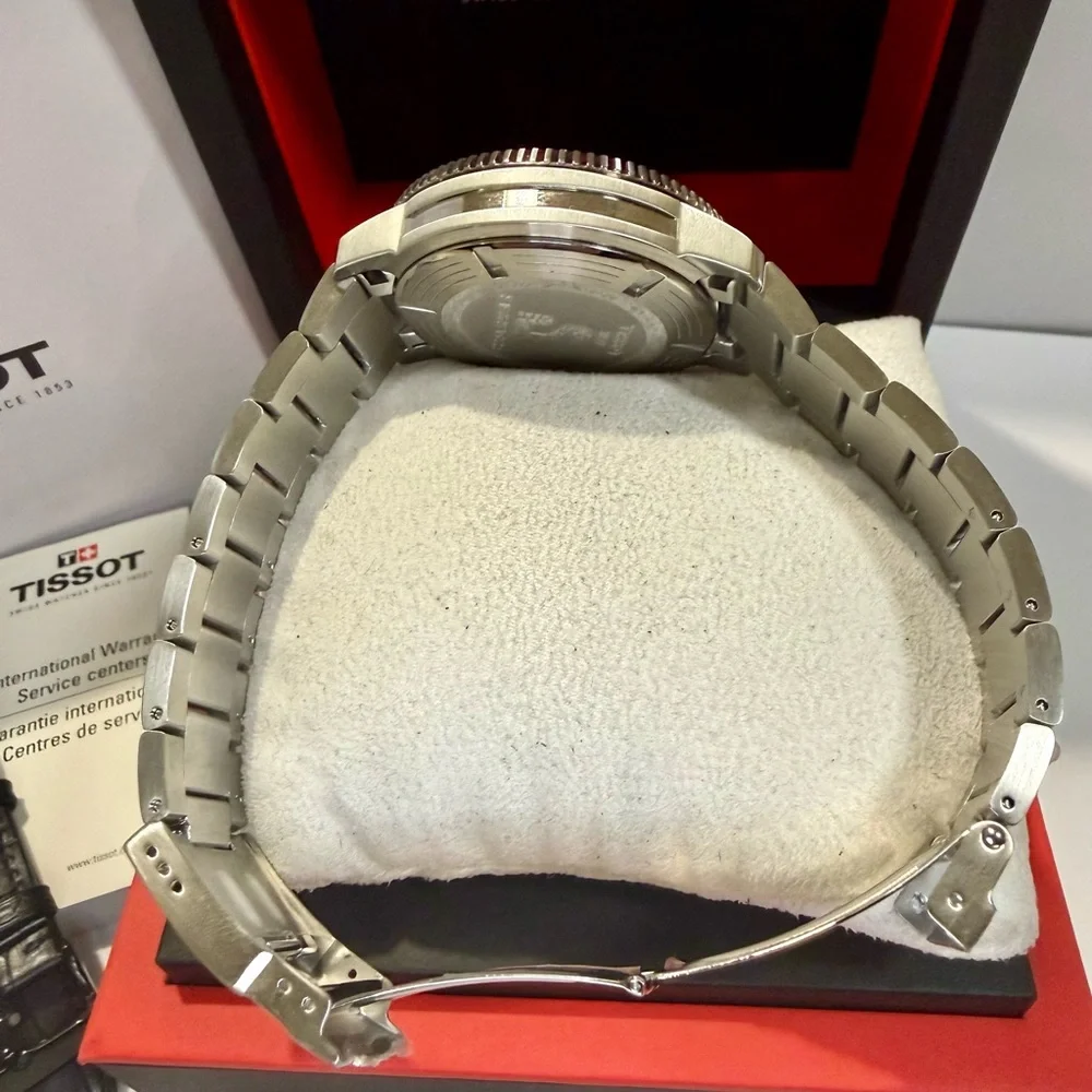 Tissot Seastar Chronograph Date Designer Dive Mens Watch - Picture 6 of 8